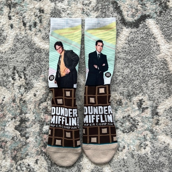 Stance Dunder Mifflin Dwight and Michael Socks - Picture 1 of 9